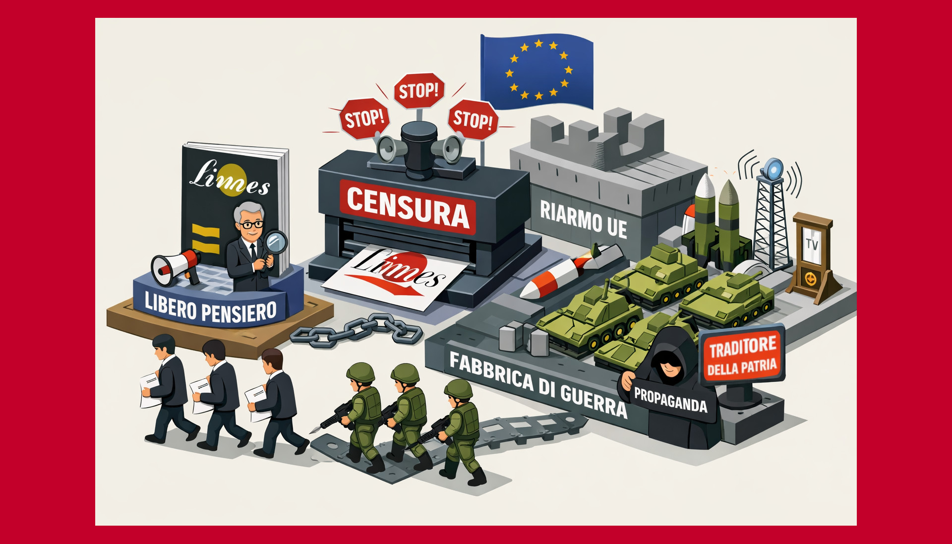 L'attacco a Limes e al libero pensiero