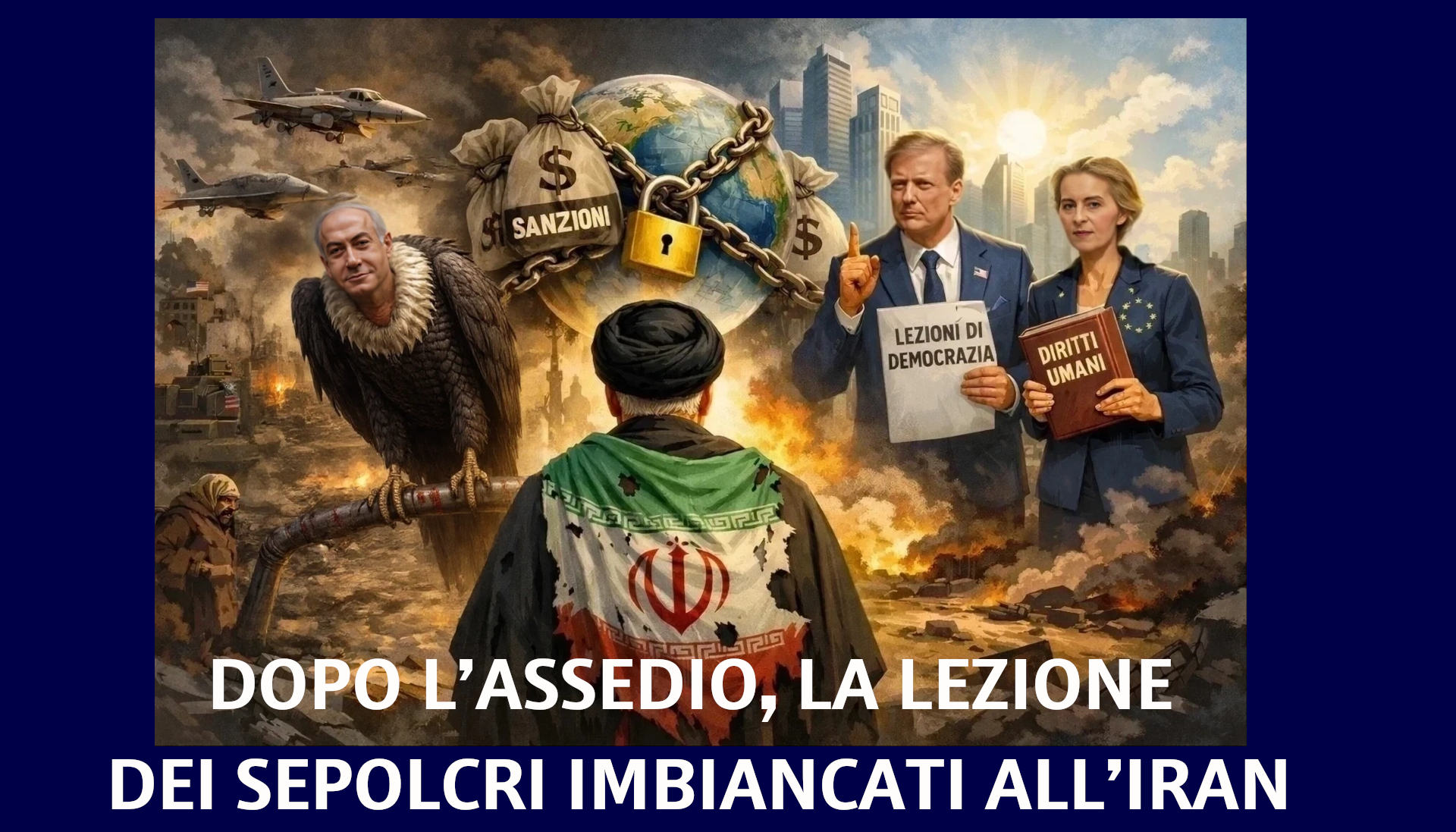 Dopo l'assedio, la lezione dei sepolcri imbiancati all'Iran