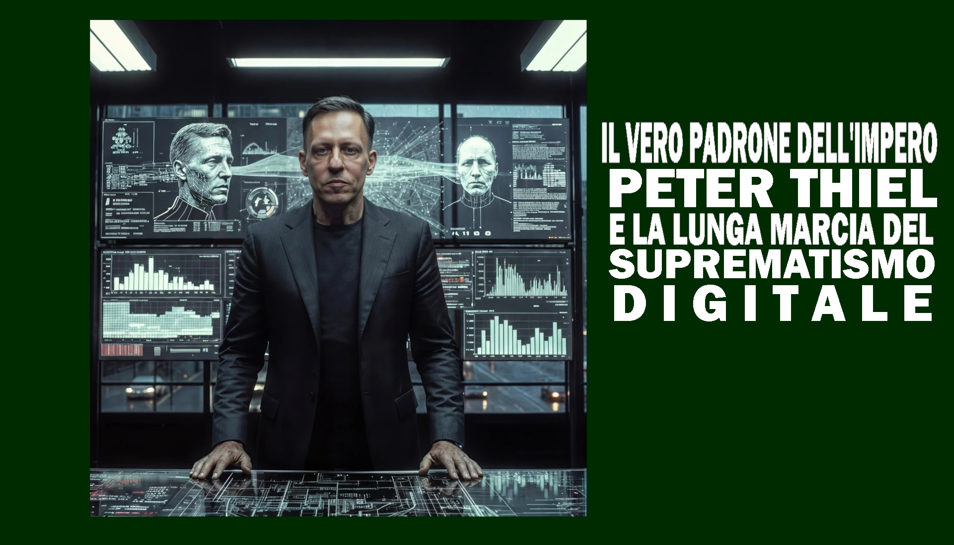 Il vero padrone dell'Impero: Peter Thiel e la lunga marcia del suprematismo digitale